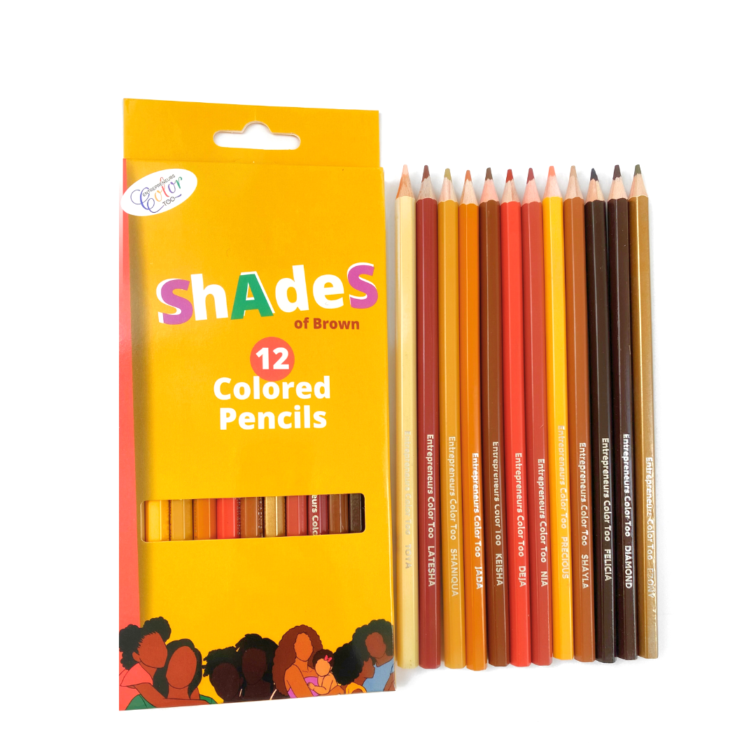 Shades of Brown Colored Pencils