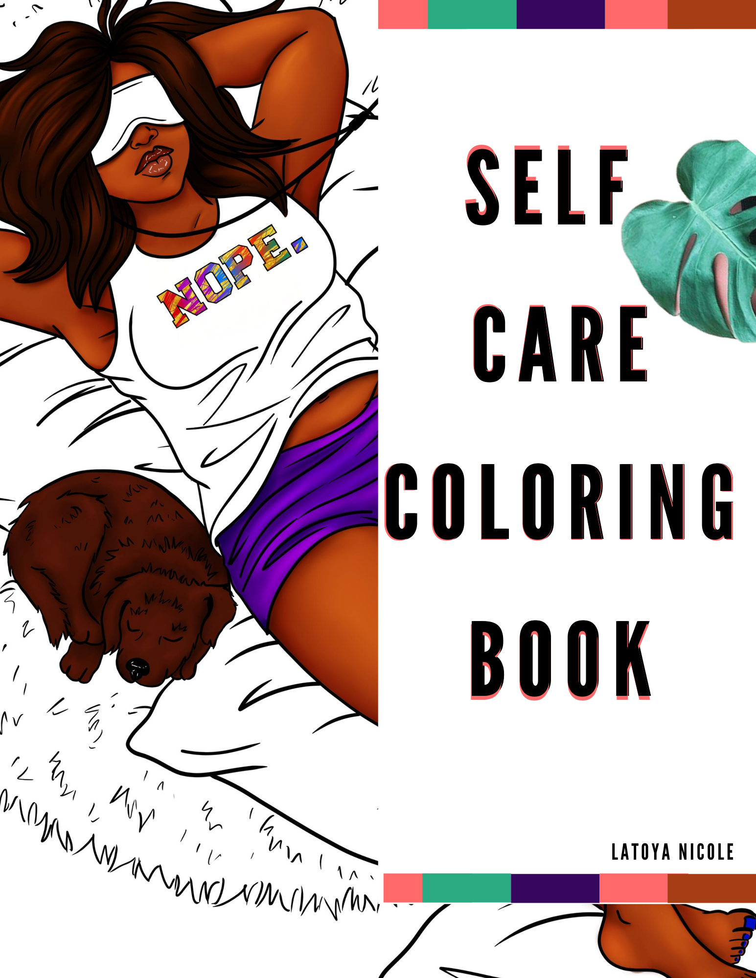 Teen Life Skills Coloring Book - by Latoya Nicole (Paperback)