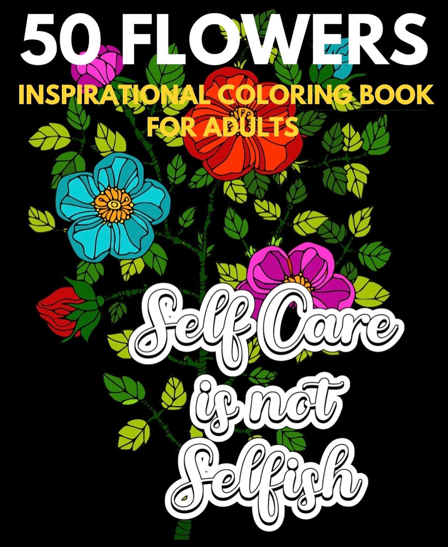 Self Care Coloring Book Printable Coloring Pages (DOWNLOAD