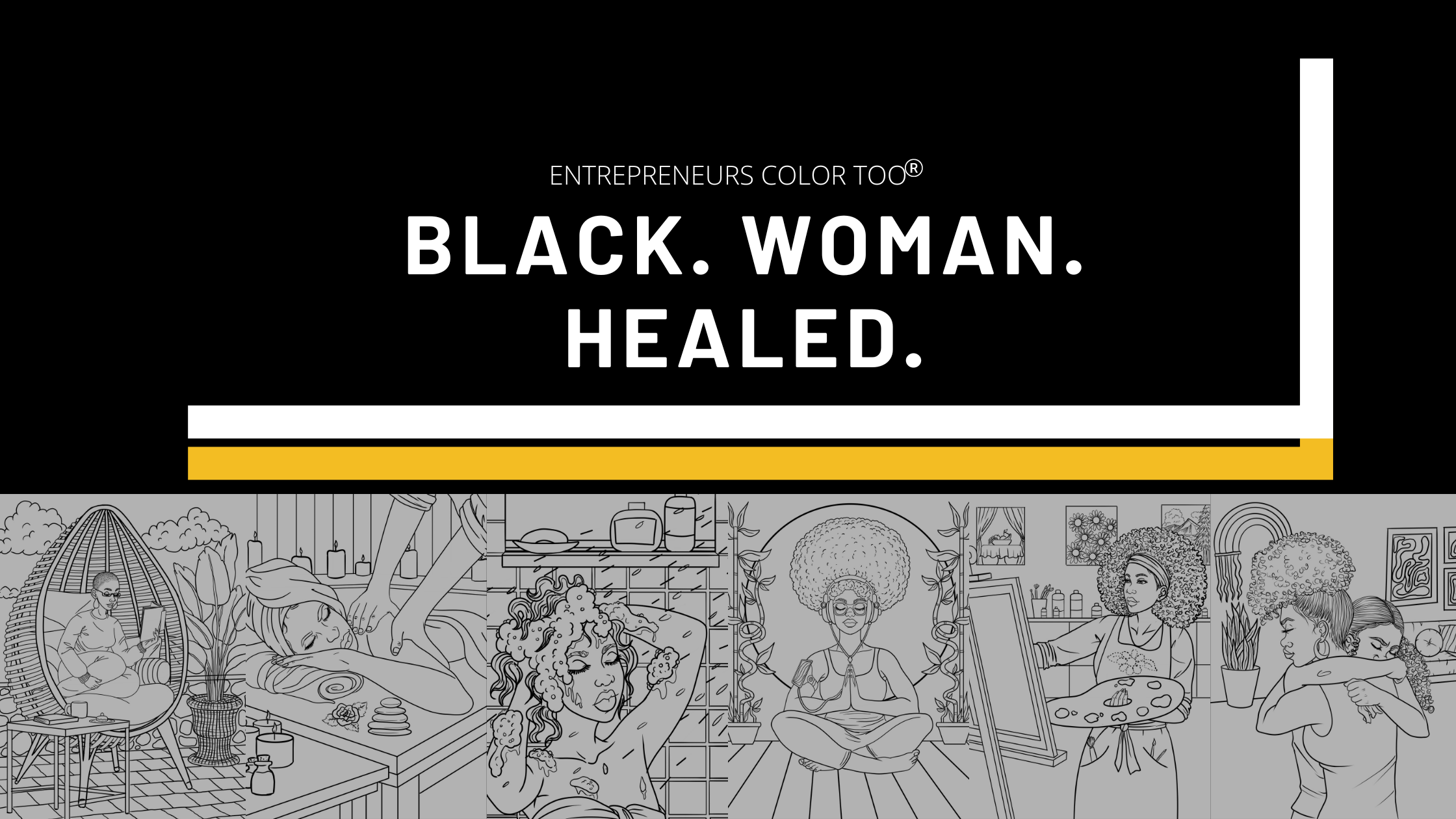 Black coloring books apps