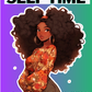 Self Time Coloring Book for Black Women