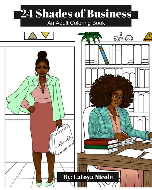 Exhale: A Self Care Coloring Book Celebrating Black Women, Brown Women –  Entrepreneurs Color Too